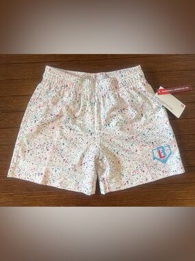 Baseball Lifestyle 101 Big Boys' size Medium Splatter Shorts White New with Tags